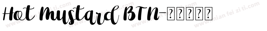 Hot Mustard BTN字体转换